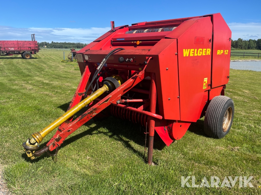 Rundbalspress Welger RP12, Vänersborg, Klaravik auktioner