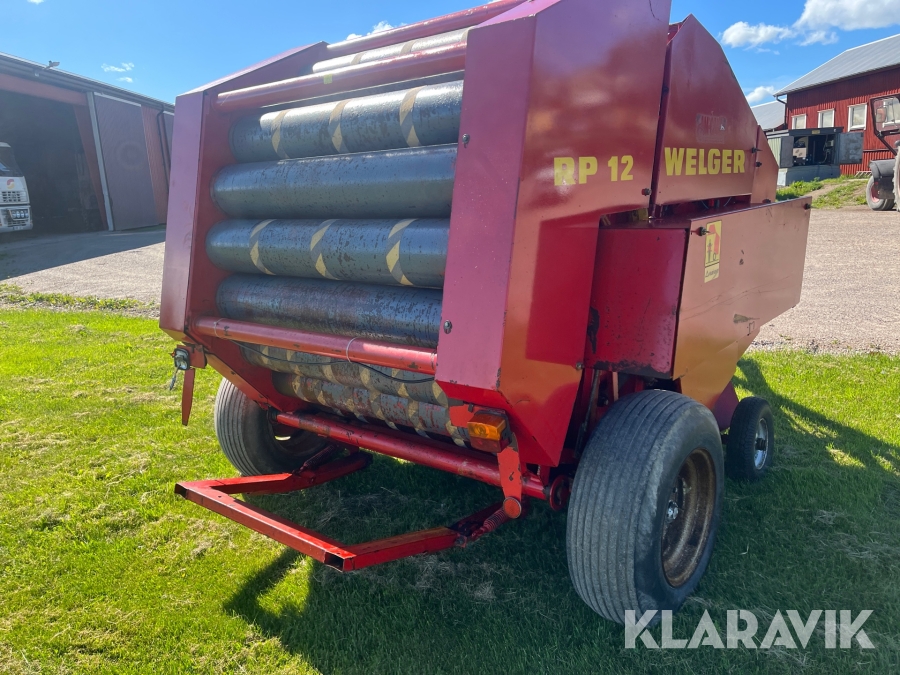 Rundbalspress Welger RP12, Vänersborg, Klaravik auktioner