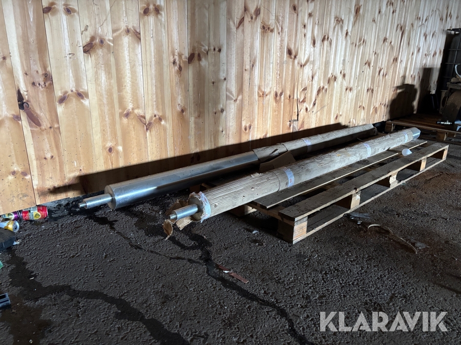 Axel i aluminium - 2 st