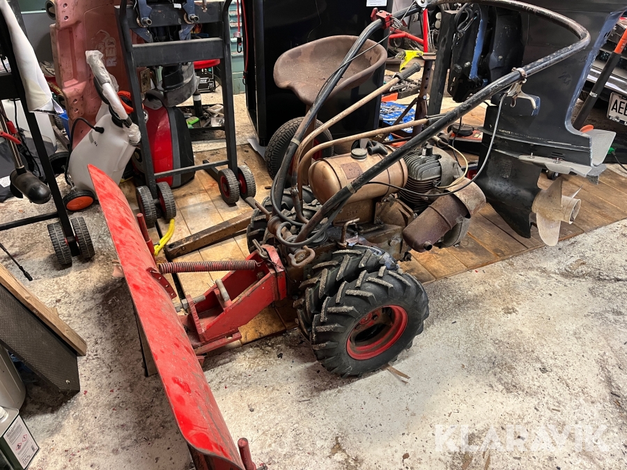 Jordfräs med plog/borste Fleron