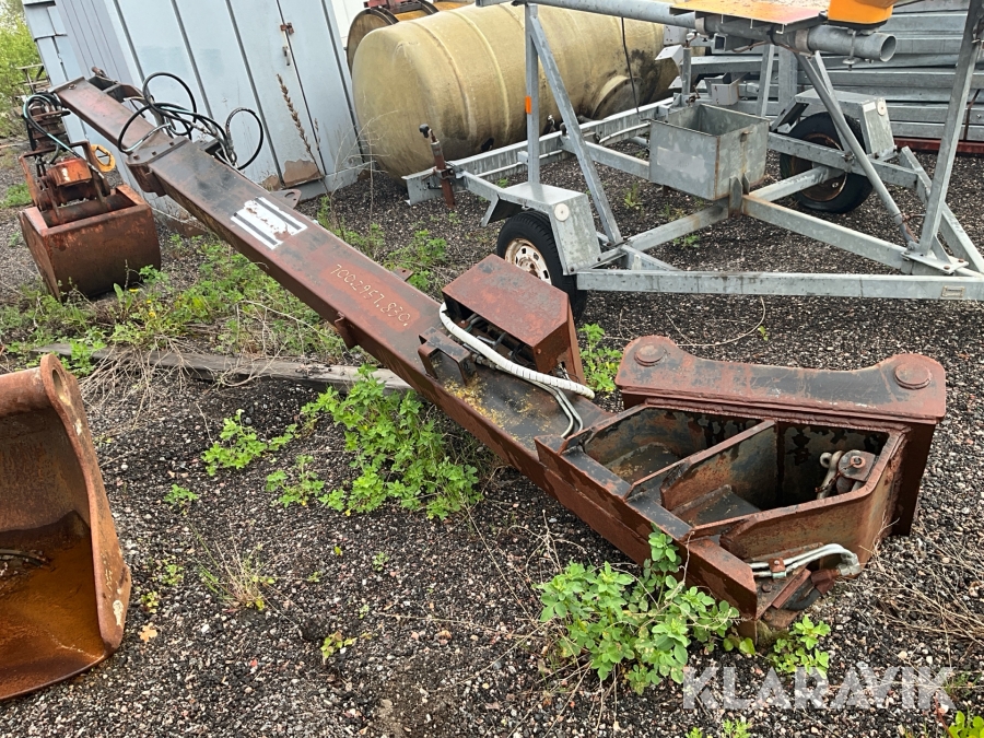 Kranarm med skopa S70