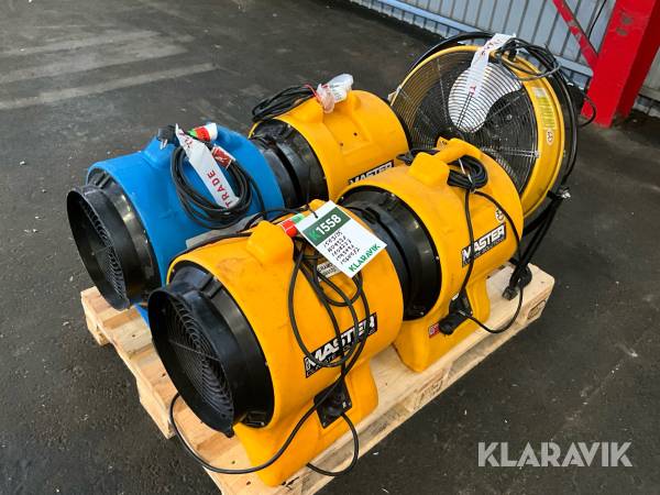 Fläkt 5 st Americ, Master Vaf300, DF20