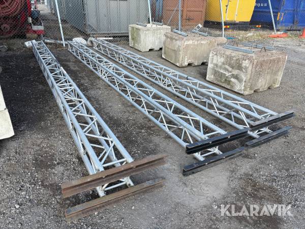 Ljusmast med fundament 3st