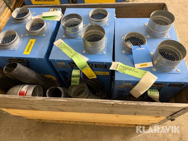 Värmefläktar El-Björn TF9-EL 3st