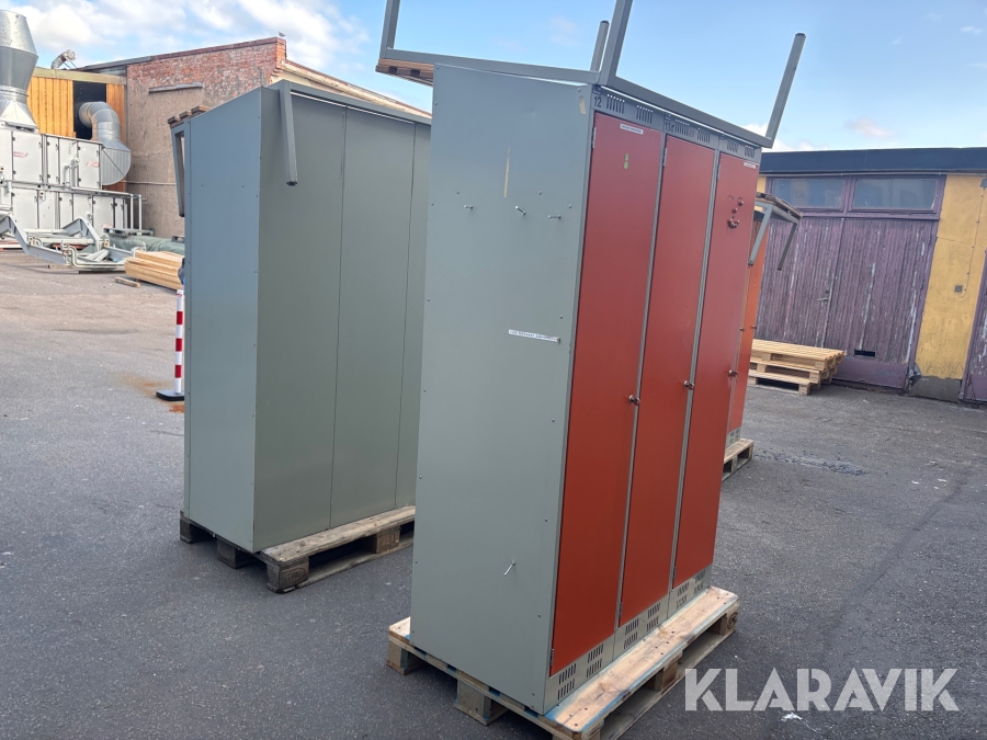 Klädskåp Ab Mora Plåtprodukter 2st