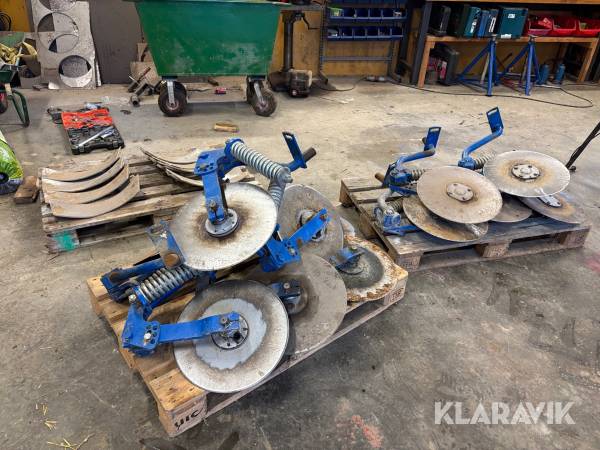 Reservdelar till plog Överum 13st skär, 8st vingar