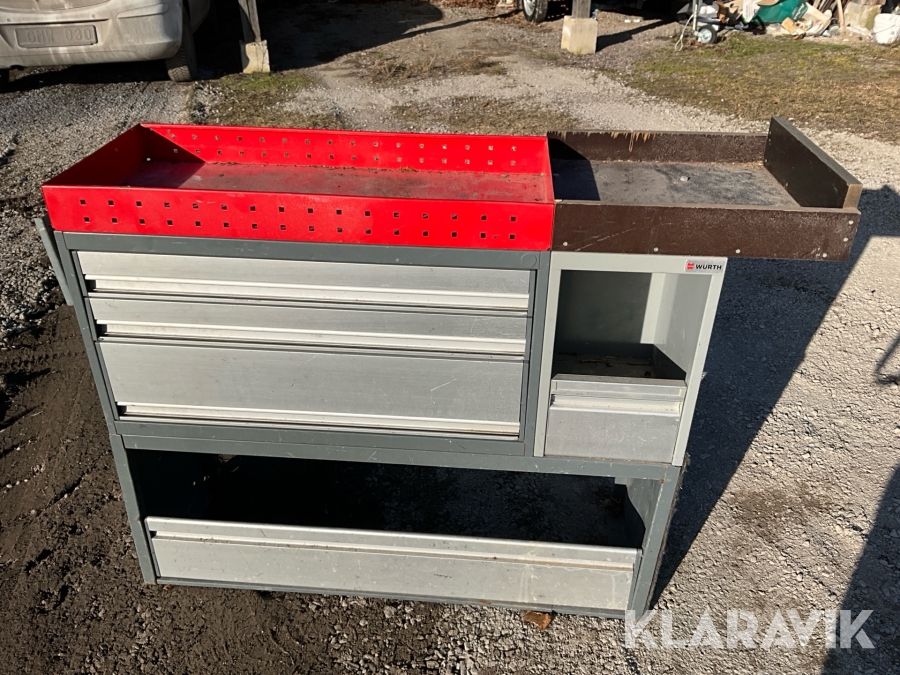 Skåpsinredning till skåpbil Würth