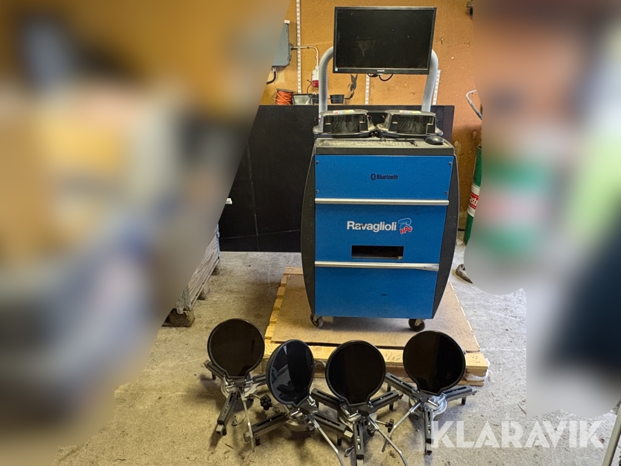 Hjulinställningsutrustning för fyrhjulsinställning Ravaglioli RAVTD3000HP.B bluetooth
