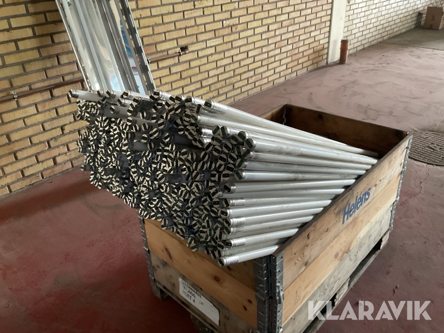 Lysrör led och vanliga ca 150st