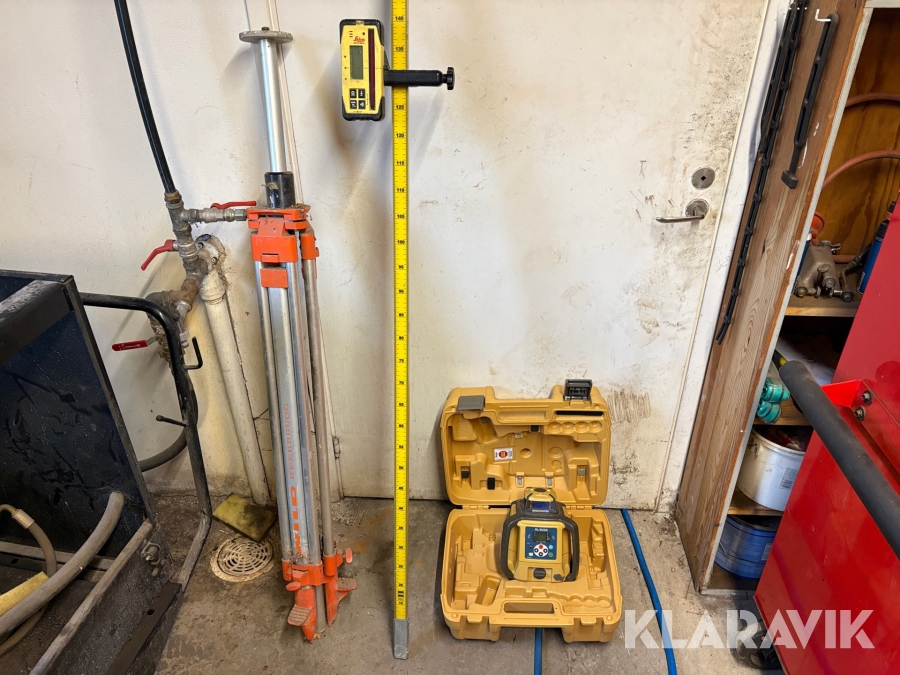 Digital 2-fallslaser Topcon RL-SV2S med stativ & käpp