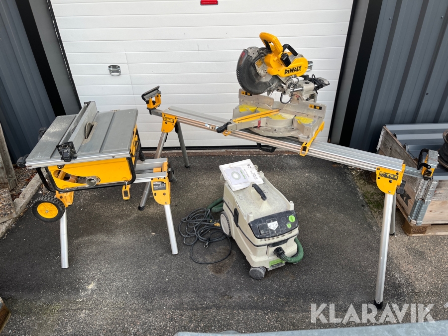 Maskinsågar och byggdammsugare DeWalt / Festool