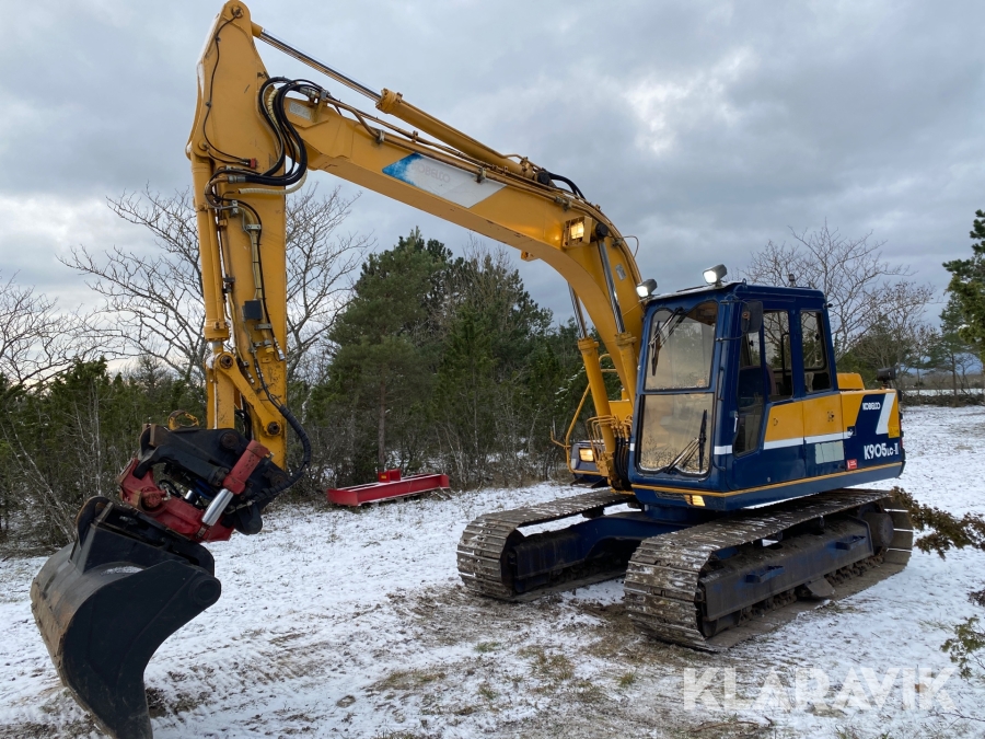 Grävmaskin Kobelco K905 lc-2 med tiltrotator & skopa