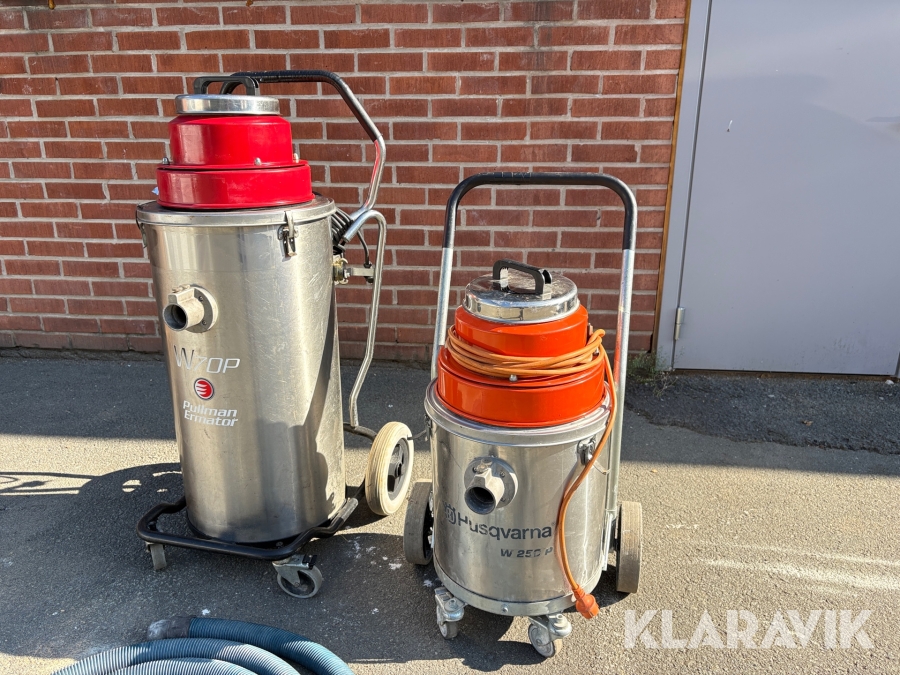 Våtsug Pullman Ermator / Husqvarna W70P / W250P 2 st