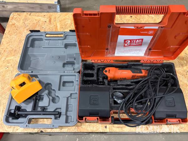 Linjelaser 1 st, Multimaskin 1 st PLS / Fein 360 / MultiMaster FMM 350QSL