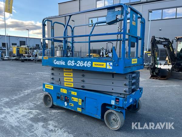 Saxlift Genie GS - 2646 lyfthöjd 7,9meter