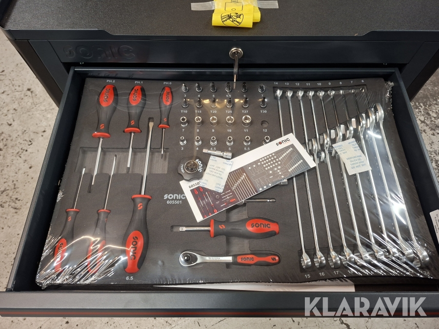 Verktygsskåp Sonic S7 140-delar