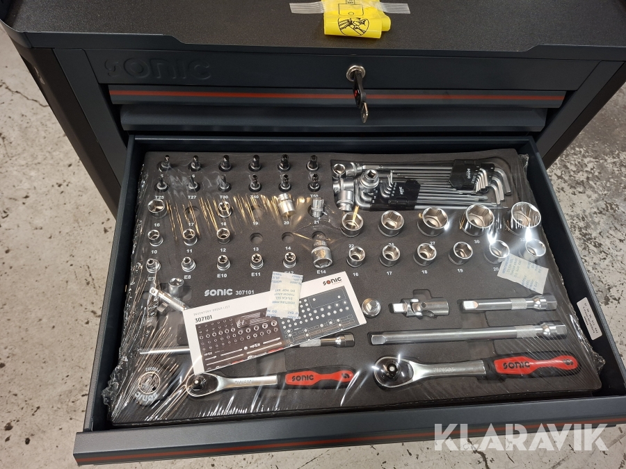 Verktygsskåp Sonic S7 140-delar