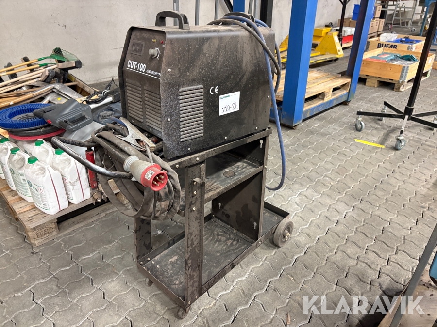 Plasmaskärare IGBT Inverter CUT-100 inkl. vagn
