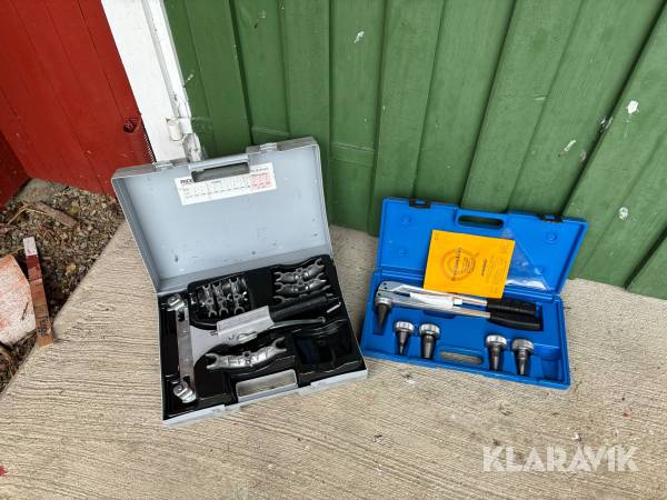 Rörbockningsverktyg och expanderverktyg Ridgid och Wirsbo