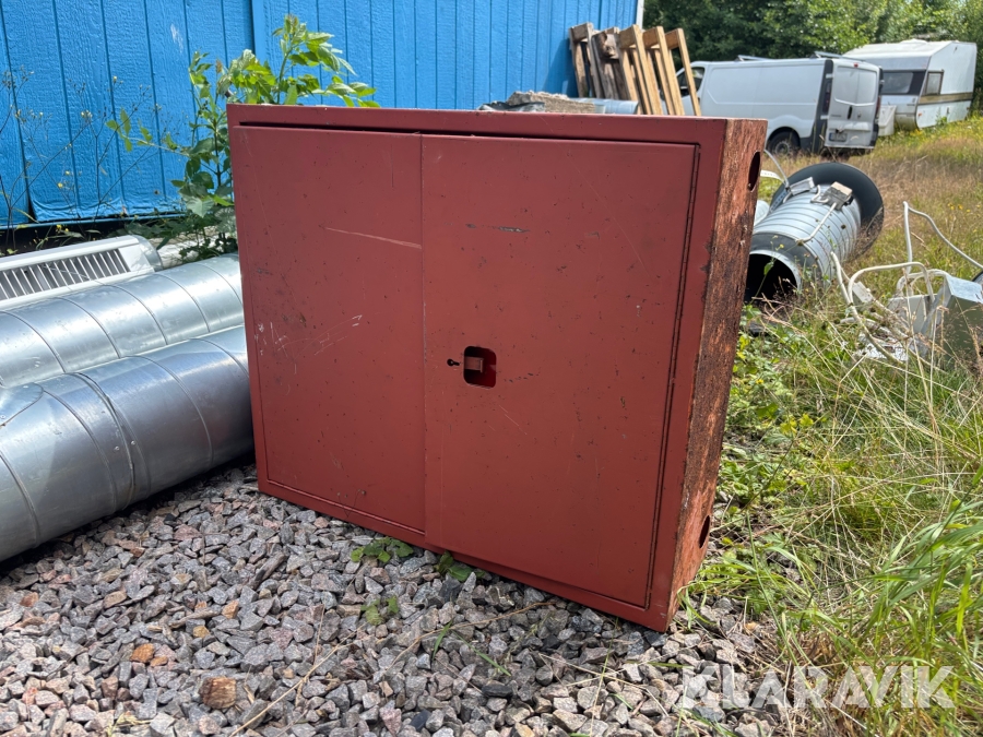 Brandskåp med slangvinda
