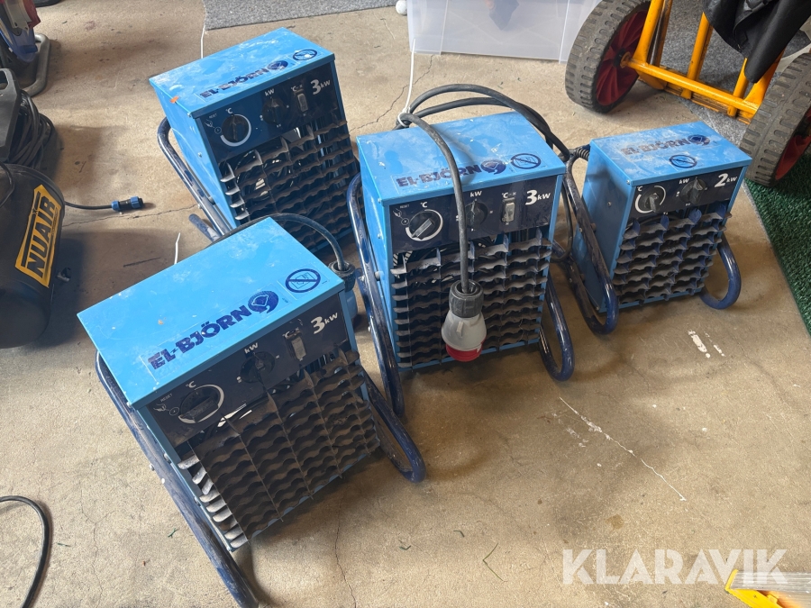 Värmefläktar El-Björn VF 3 / VF 21 A 4st