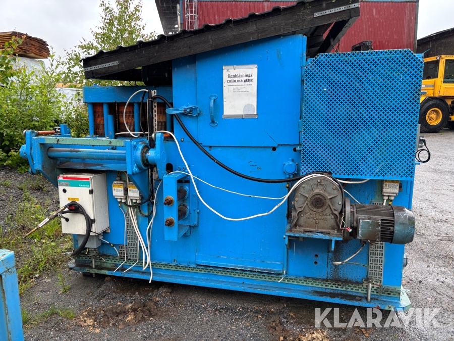 Centrerande klyvsåg Vislanda med klingstyrningar