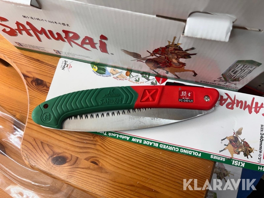 Parti med grensågar Samurai FC-240-LH 6st