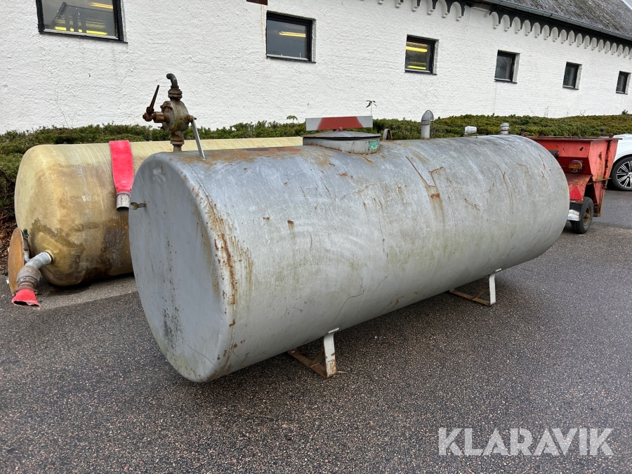 Dieseltank AB Ottosson 3 m³ rengjord