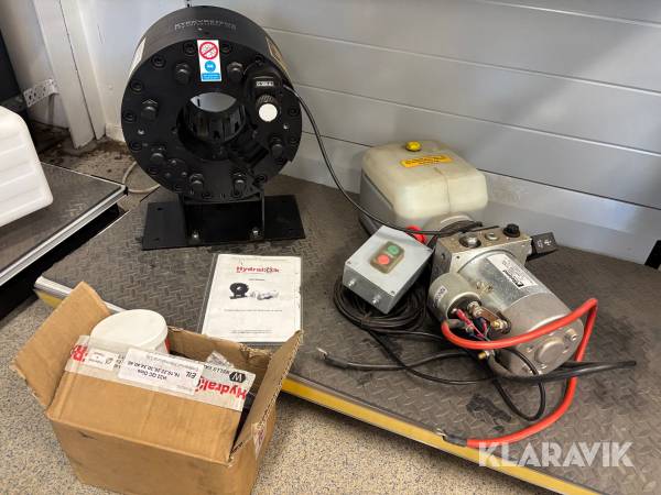 Slangpressmaskin Hydralok H32 med 12v slang & backar
