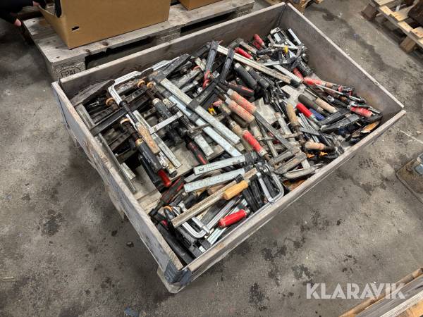 Diverse skruvtvingar