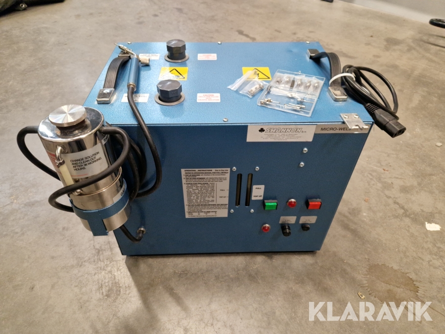 Flampolerare Shannon 1200 med tillbehör