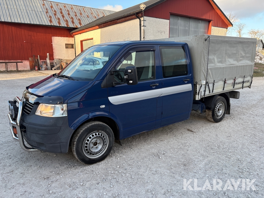 Pickup Volkswagen Transporter 2,5 dubbelhytt