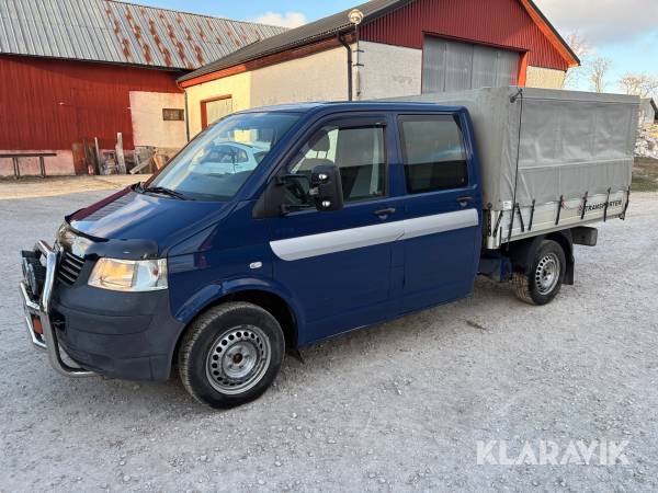 Pickup Volkswagen Transporter 2,5 dubbelhytt