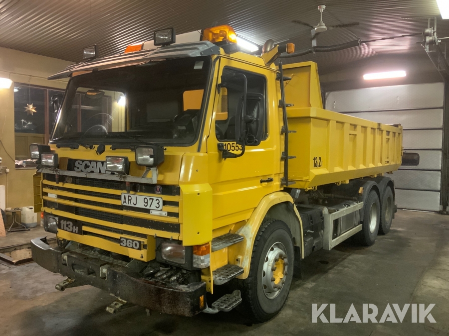 Lastbil Scania P113 Tippflak