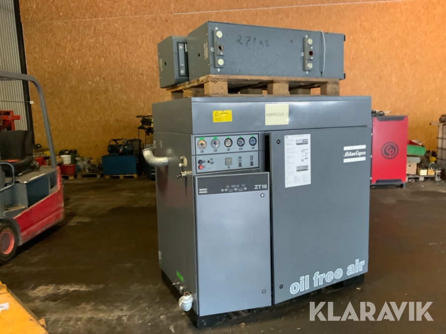 Kompressor Atlas Copco ZT18 Oil Free Air
