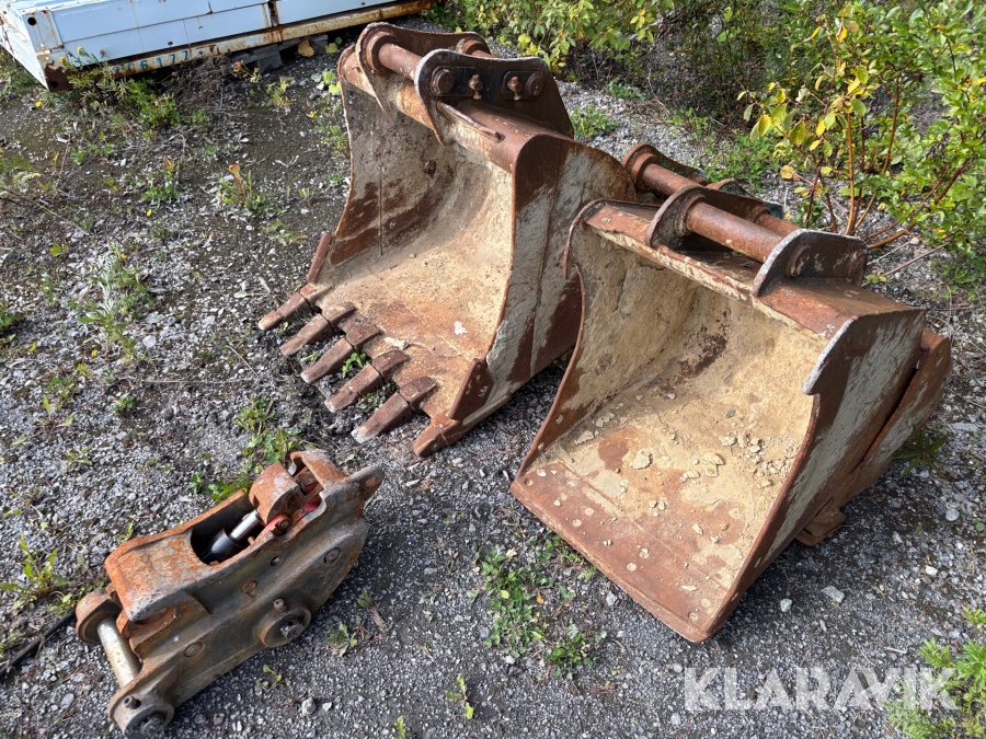 Skopor 3 st med snabbfäste