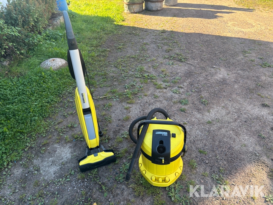 Grovdammsugare och Skurmaskin Kärcher 2st