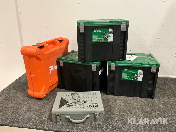 Spik / bultpistol 5st Hikoki, Paslode, POP MCS 5800, iM50F18, NR 1890DBCL