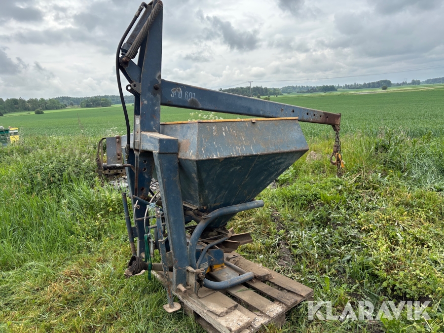 Gödningsspridare bogballe Typ B med kran bogballe SLU 601