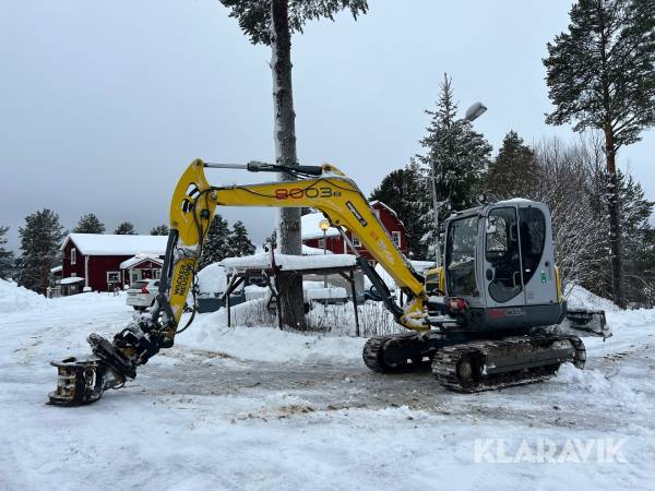 Grävmaskin  Wacker Neuson 8003 med redskap