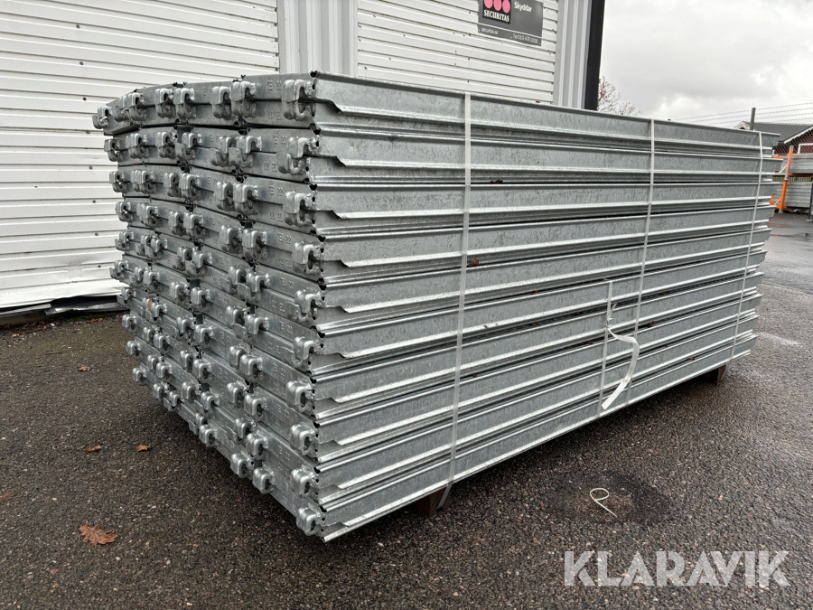 Stålplank/Ställningsplank TE till U-bom 60 st