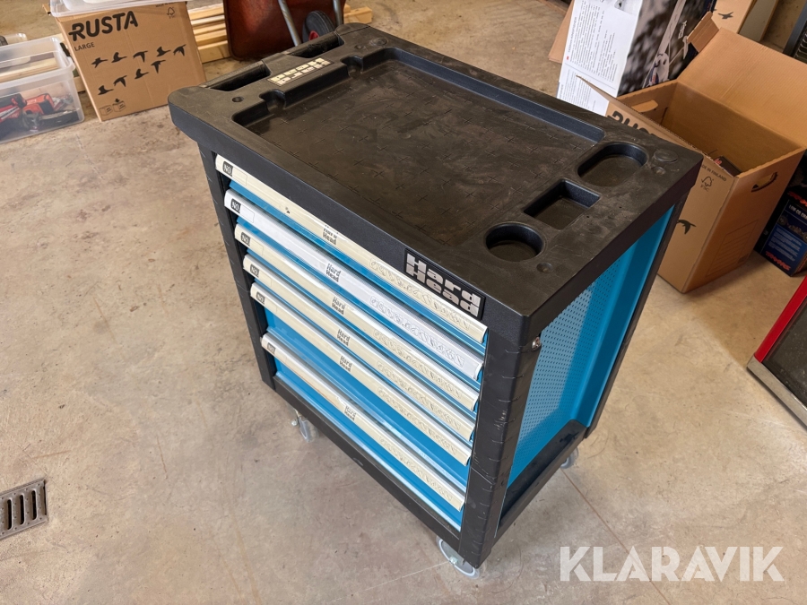 Verktygsvagn HardHead med verktyg