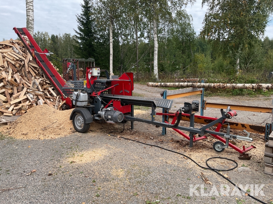 Vedmaskin Pilkemaster Evo 36 med hjulsats