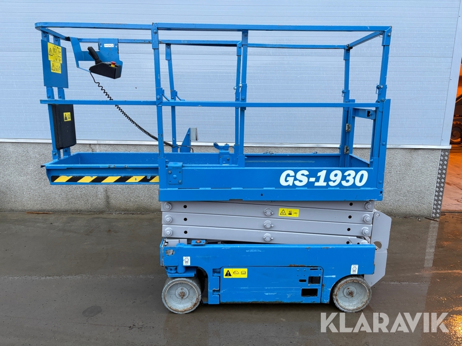Saxlift Genie GS-1930 nya batterier