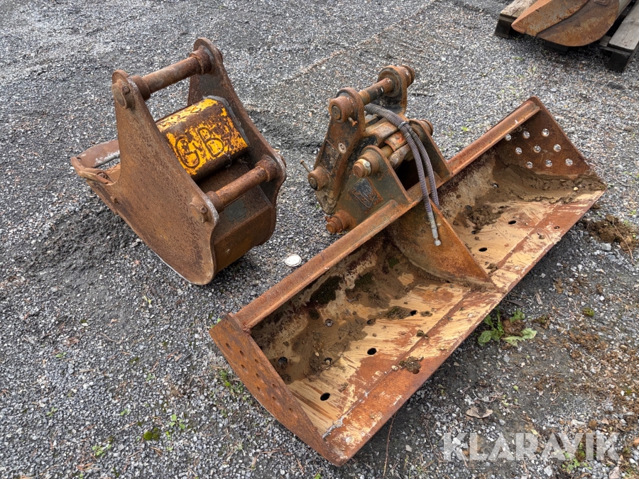 Skopor JCB 2st med snabbfäste