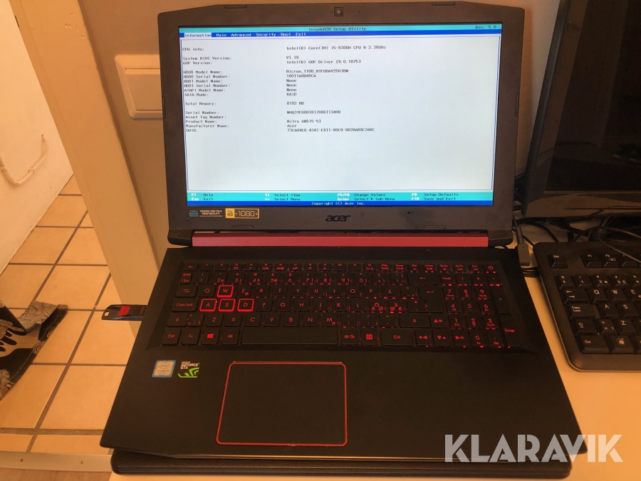 Laptop Acer Nitro 5 N17C1