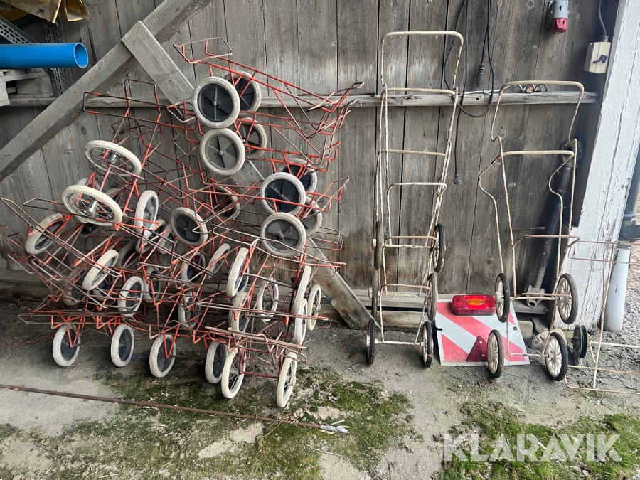 Plockarvagnar till jordgubbsodling