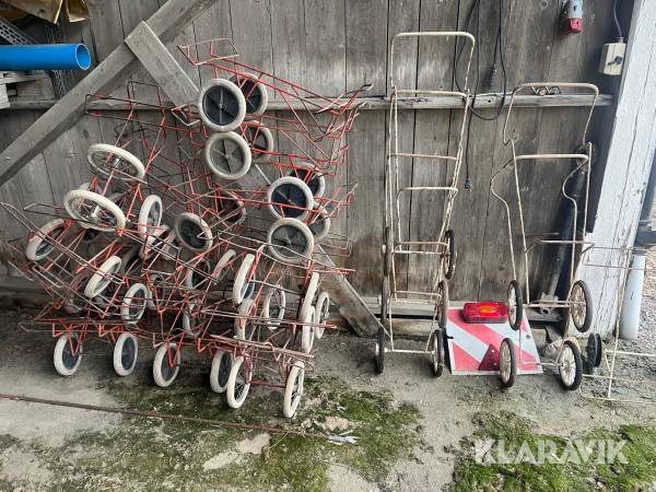 Plockarvagnar till jordgubbsodling