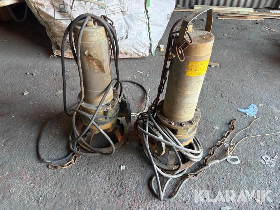 Vattenpumpar 2 st Wilo