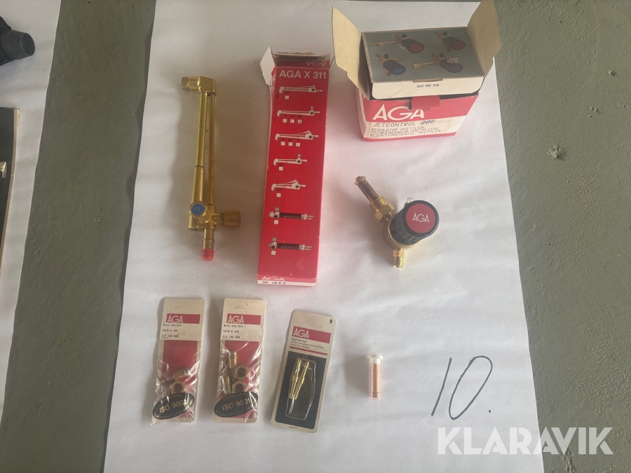 Delar till gasverktyg